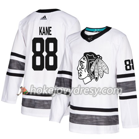 Pánské Hokejový Dres Chicago Blackhawks Patrick Kane 88 Bílá 2019 NHL All-Star Adidas Authentic